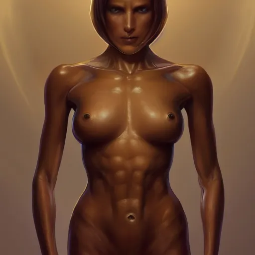 Prompt: wide angle full body portrait of an alien female, a perfect face and perfect body, thin waist, intricate, single face, highly detailed, digital painting, artstation, concept art, smooth, sharp focus, illustration, Unreal Engine 5, 8K, art by artgerm and greg rutkowski and alphonse mucha and david cronenberg