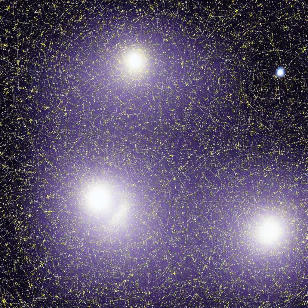 Image similar to gravitational lensing of a pulsar | james webb telescope, deep space, hyper detailed