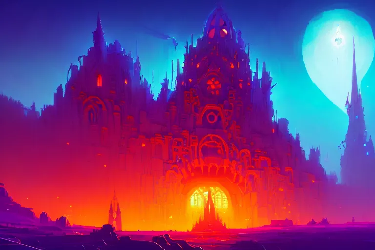 Image similar to the power crystals are unstable and threaten the cathedral, beautiful detailed, cinematic, strong lighting, hi - fructose art magazine, by anton fadeev and paul lehr and david heskin and josan gonzalez, 8 k