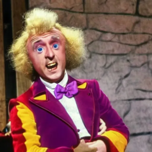 Image similar to geert wilders as gene wilder as willy wonka