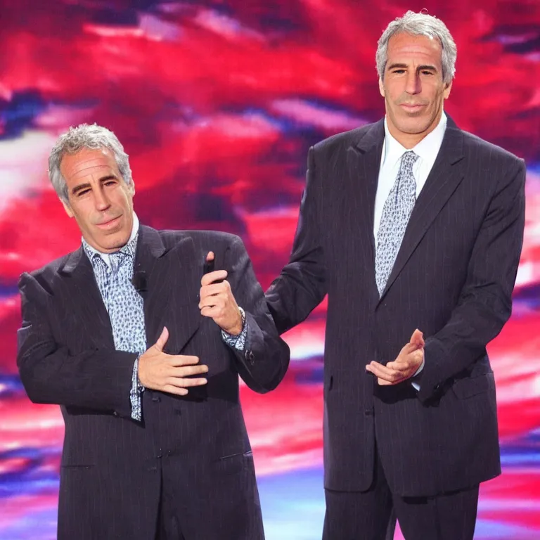 Prompt: Jeffrey Epstein as a contestant on America's Got Talent