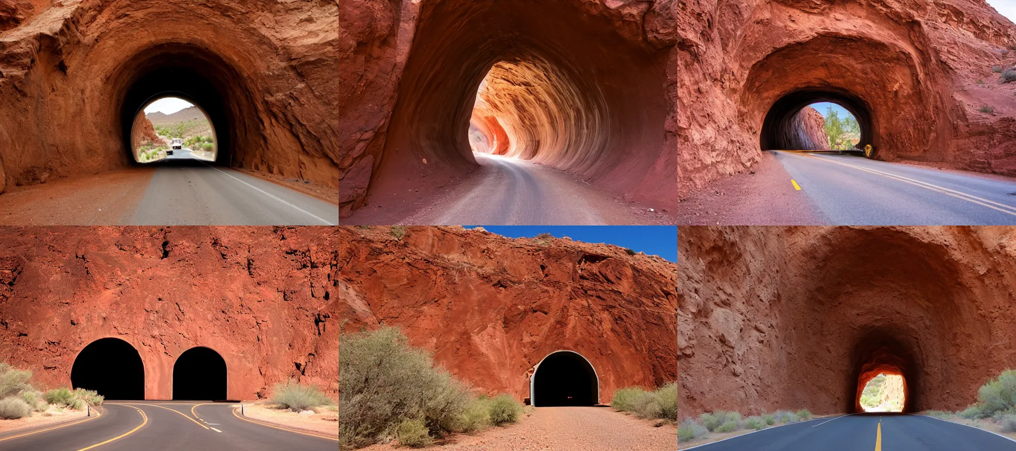 Prompt: queen creek tunnel arizona