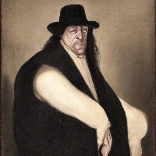 Prompt: portrait of the undertaker