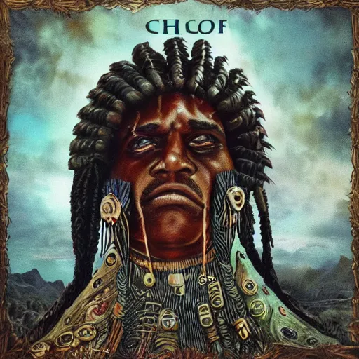 Image similar to chief keef morrowind album cover