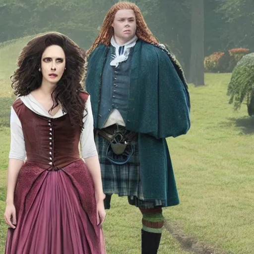 Image similar to Realistic photo of Steven Universe as a character in Outlander