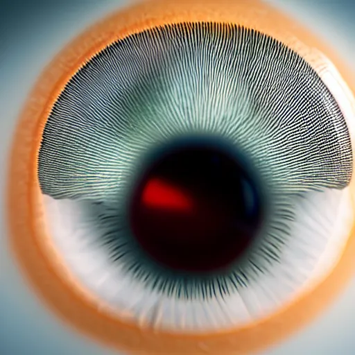 Prompt: ultra macro shot of a fly eye
