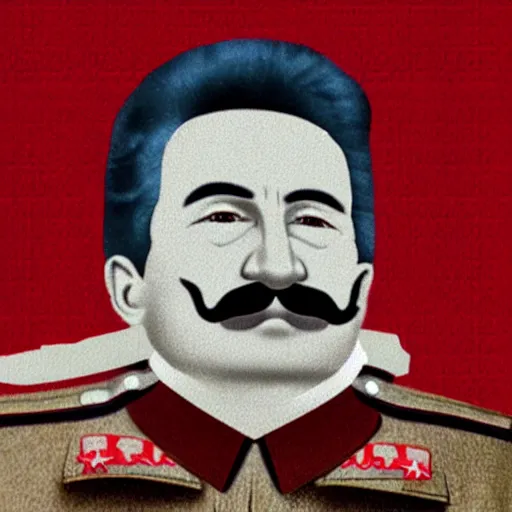 Image similar to stalin as a stuffed animal