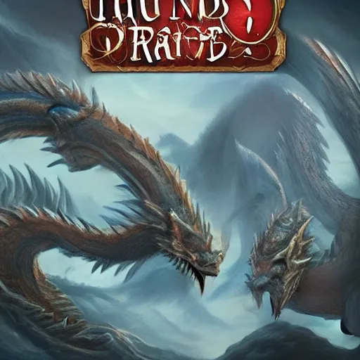 Prompt: thousand dragons