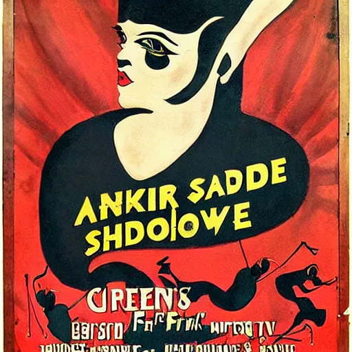 Image similar to banner advertising a side show, freak show advertisement, hand - painted banner, creepy, 1 9 3 0 circus poster