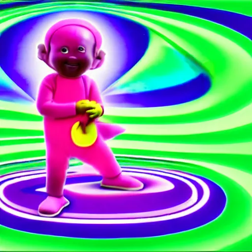 Image similar to teletubbie acidwave