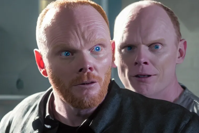 Prompt: a film still of Bill burr in catwoman, high quality