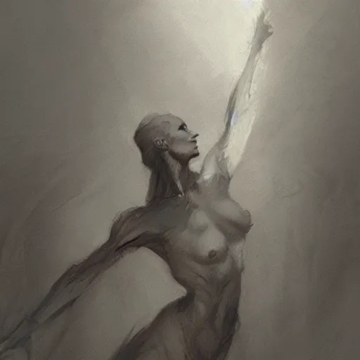 Prompt: concept art pencil sketch of the eternal limbs, by greg rutkowski