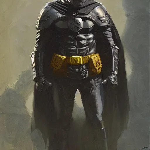 Image similar to Medieval Batman , fantasy character portrait by Donato Giancola, Craig Mullins, digital art, trending on artstation