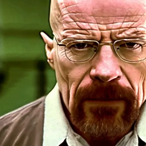 Prompt: walter white crying