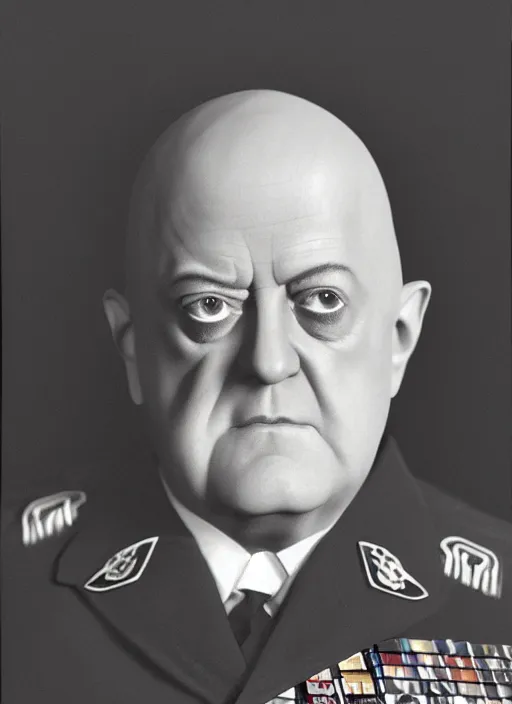 Prompt: highly detailed closeup portrait of aleister crowley wearing a general's uniform, unreal engine, nicoletta ceccoli, mark ryden, earl norem, lostfish, hyung tae, frank frazetta, global illumination, detailed and intricate environment