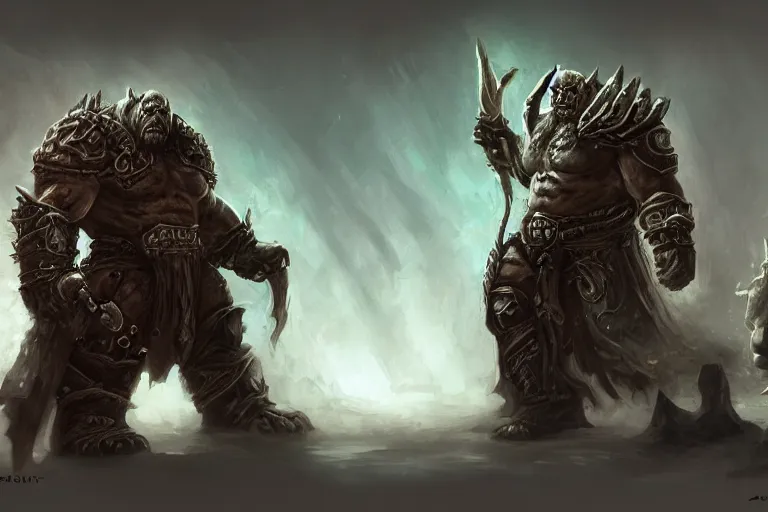 Image similar to orc, world of warcraft, trending on art station, fantasy, smooth