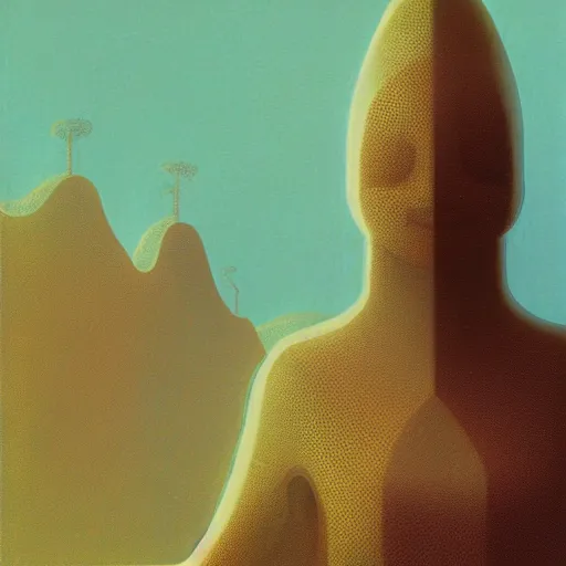 Prompt: female prophet by Dan mcpharlin,