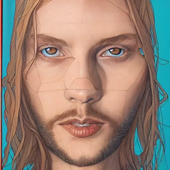 Image similar to jesus, by martine johanna, golden ratio, hyper detail, concept artbook, ealistic, photorealistic,