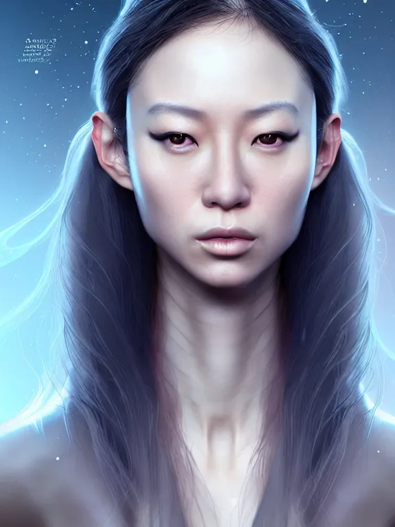 Prompt: epic professional digital airbrush art of attractive female asian starship captain, by leesha hannigan, iris van herpen, joelle jones, artstation, cgsociety, wlop, epic, realistic, gorgeous, detailed, cinematic, masterpiece