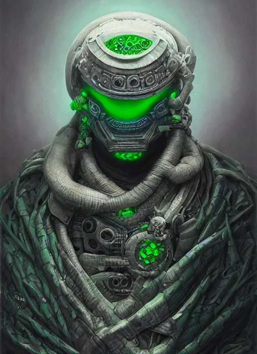 Image similar to cyberpunk turtle downtown tokyo mf doom reptile eyes, green and gray skin. intricate, elegant, highly detailed, centered, digital painting, artstation, concept art, smooth, sharp focus, illustration, artgerm, tomasz alen kopera, peter mohrbacher, donato giancola, joseph christian leyendecker, wlop, frank frazetta