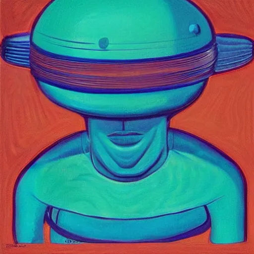 Image similar to alien by wayne thiebaud