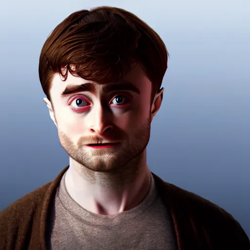 Image similar to hybrid of daniel radcliffe and a radish, film still, 8 k, trending on artstation