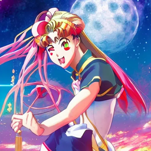 ArtStation - Eternal Sailor moon fanart