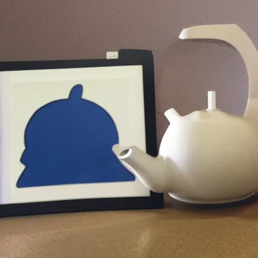 Prompt: mark zuckerberg in the shape of a teapot