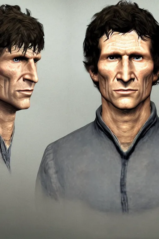 Image similar to Portrait of Todd Howard skyrim