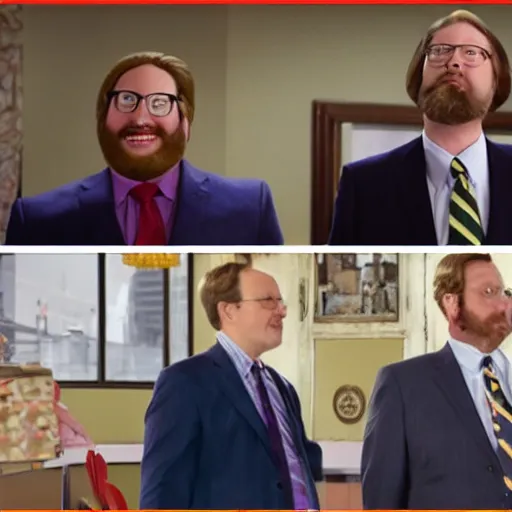 Image similar to tom goes to the mayor, tim and eric