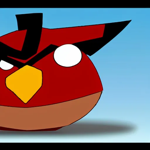 Prompt: samurai jack as red angry bird, unreal engine