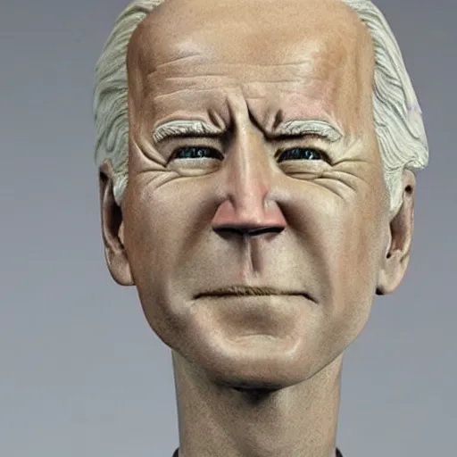 Image similar to Joe Biden moche sculpture