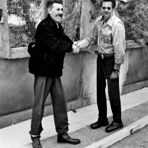 Image similar to tony hawk meeting joseph stalin