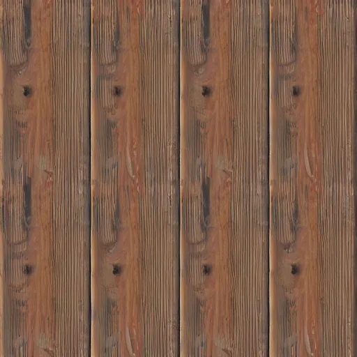 Image similar to 4K old and dusty cabin wood floor with scratches and bumps. Seamless high quality PBR material.