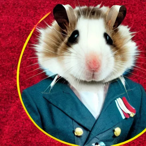 Image similar to Kaptein Sabeltann as a hamster