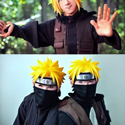 Image similar to Naruto in real life