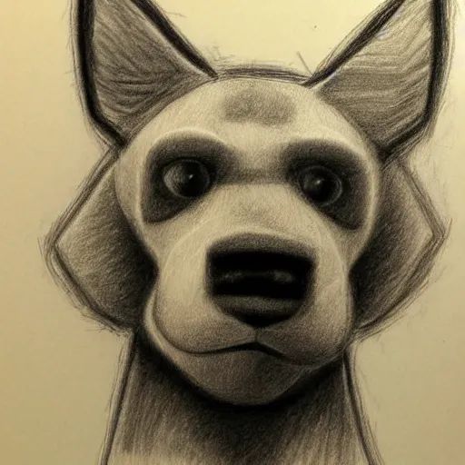 Image similar to furry dog, anthropomorphic, realistic drawing, fursuit, h 7 6 8