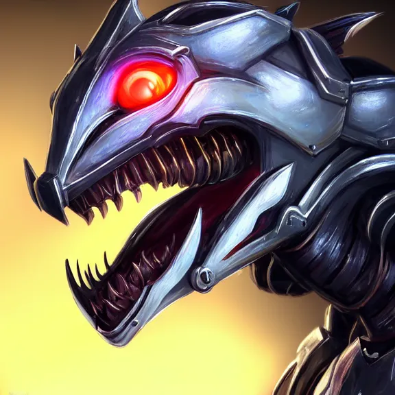 Image similar to close up mawshot of a cute elegant beautiful stunning anthropomorphic female robot dragon, with sleek silver metal armor, glowing OLED visor, facing the camera, the open maw being highly detailed and soft, with a gullet at the end, food pov, micro pov, prey pov, digital art, pov furry art, anthro art, furry, warframe art, high quality, 3D realistic, dragon mawshot, maw art, macro art, micro art, dragon art, Furaffinity, Deviantart, Eka's Portal, G6