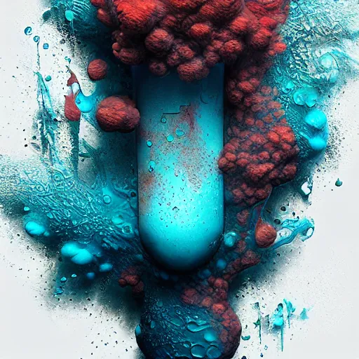 Image similar to underwater ink, liquified, highly detailed, photorealism, digital art, 3 d object, octane rendering, unreal engine, by alberto seveso