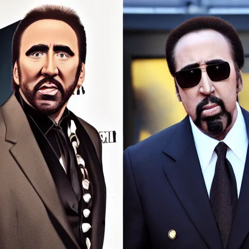 Prompt: african american nicolas cage