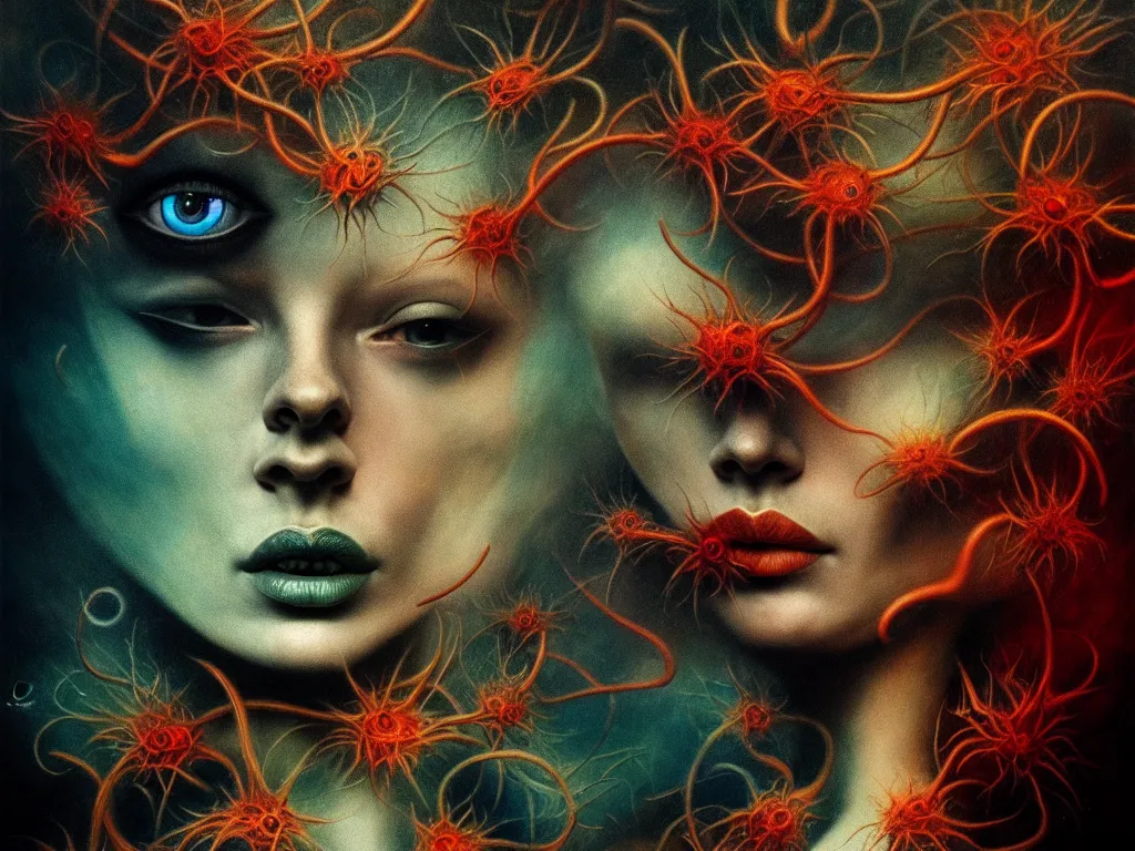 Image similar to highly detailed photo of chaos theory, trending on deviantart, neo surrealism, sharp focus, 4 k, a lot of little details, octane, masterpiece, art by leonor fini