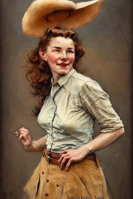 Image similar to (((((1950s wold west pioneer woman cover art . muted colors.))))) by Jean-Baptiste Monge !!!!!!!!!!!!!!!!!!!!!!!!!!!