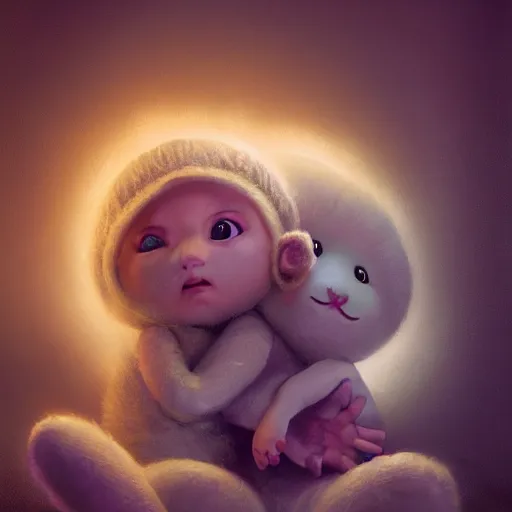 Image similar to The snuggliest snuggles in the world, huggy wuggy from poppy playtime video game, fullbody, ultra high detailed, glowing lights, oil painting, Greg Rutkowski, Charlie Bowater, Beeple, unreal 5, DAZ, hyperrealistic, octane render, RPG portrait, dynamic lighting, fantasy art, beautiful face