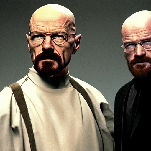 Prompt: walter white with the face of anakin Skywalker