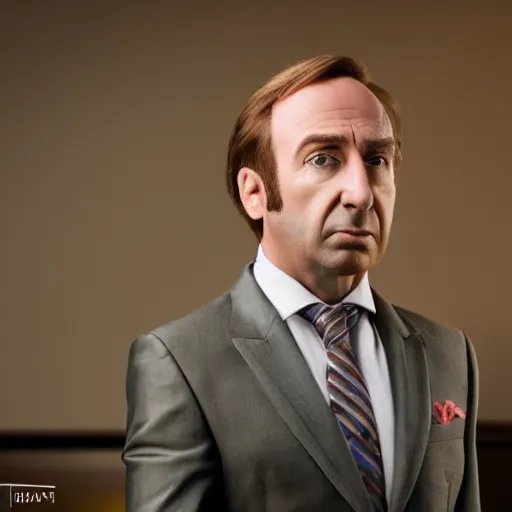 Image similar to super high quality saul goodman, realistic photorealistic high-resolution saul Goodman, very saul goodman, high def, saul, saul Goodman, better call saul, better call saul Goodman, 8k, 4k, professional, depth of field, sigma art 85mm f1.4, large sensor dslr, professional photo, saul goodman, very very saul goodman