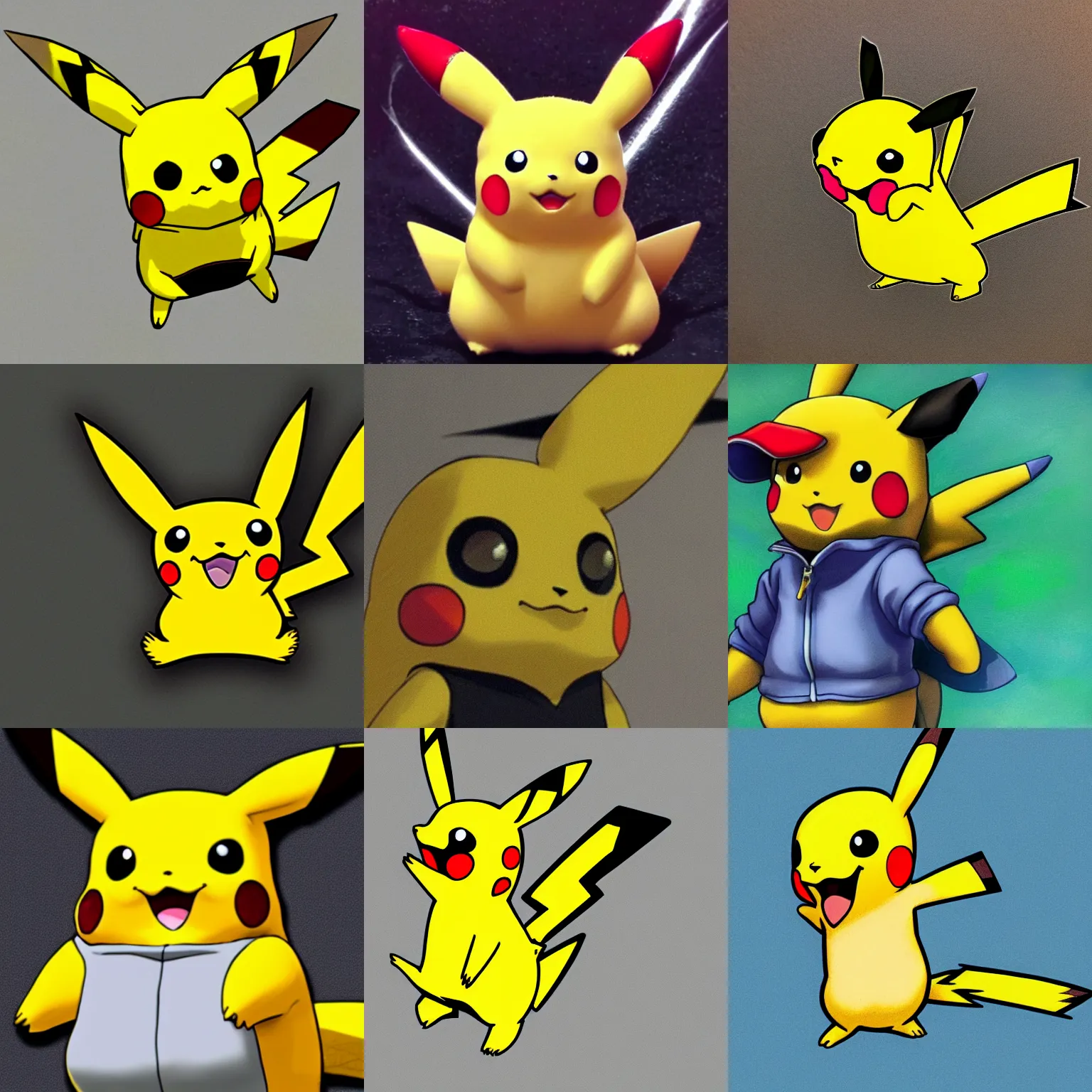 Prompt: detailed!!! very close detailed image of pikachu