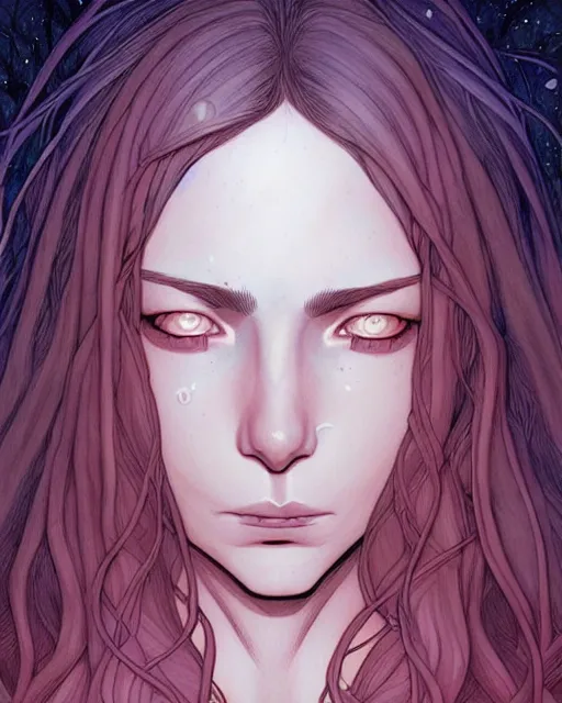 Prompt: fantasy comic cover art of a beautiful scared girl with tears in her eyes, illustration by jenny frison and sana takeda, intricate details, stunning inking lines, stunning gradient colors, 4 k, hd, artstation, award winning