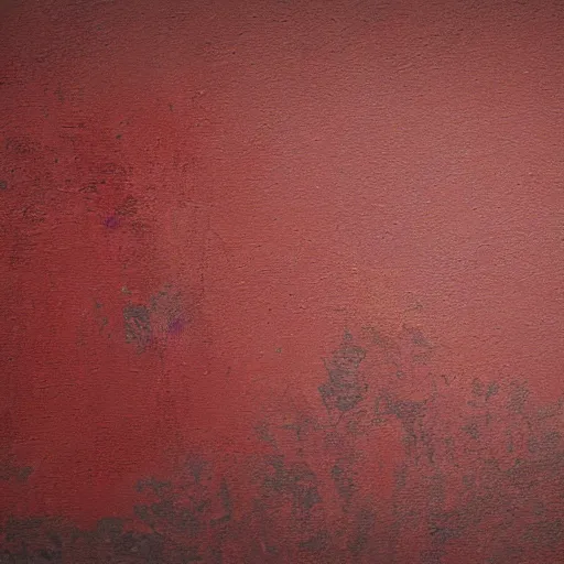 Image similar to a texture of an old red plaster wall by studio ghibli, hand painted, oil painted, high detail