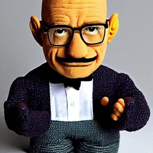 Prompt: walter white as a muppet