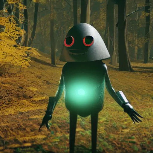 Prompt: flatwoods monster, 3 d render, octane, ray tracing, ultra high resolution, ultra detailed, photorealistic, 8 k